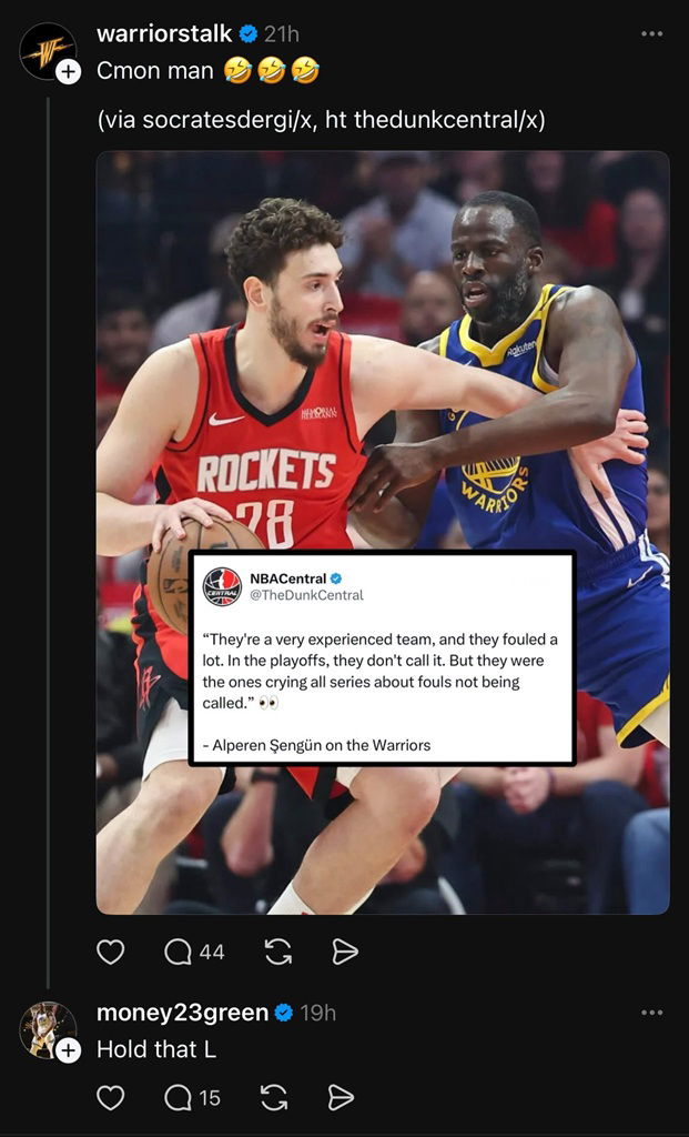 Draymond Green Claps Back at Alperen Sengun Over Playoff Whistle: "Hold that L" 2 Draymond Green Reply 2
