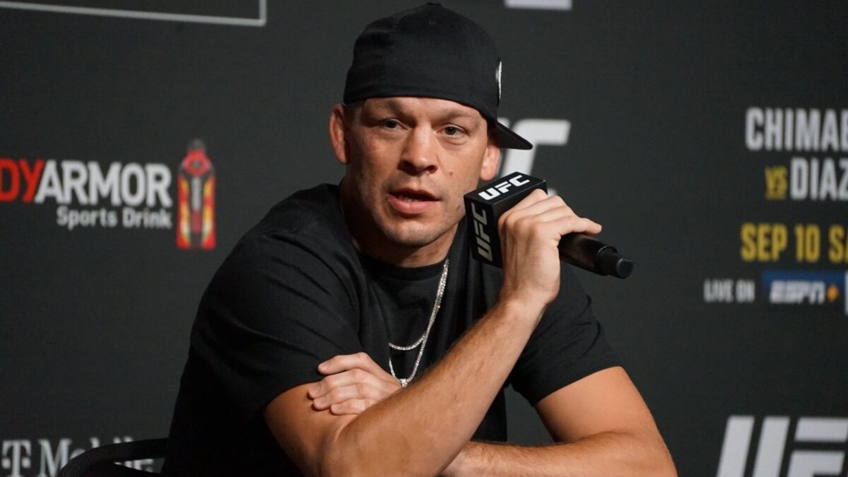 Nate Diaz critiqued Khamzat Chimaev's fighting style