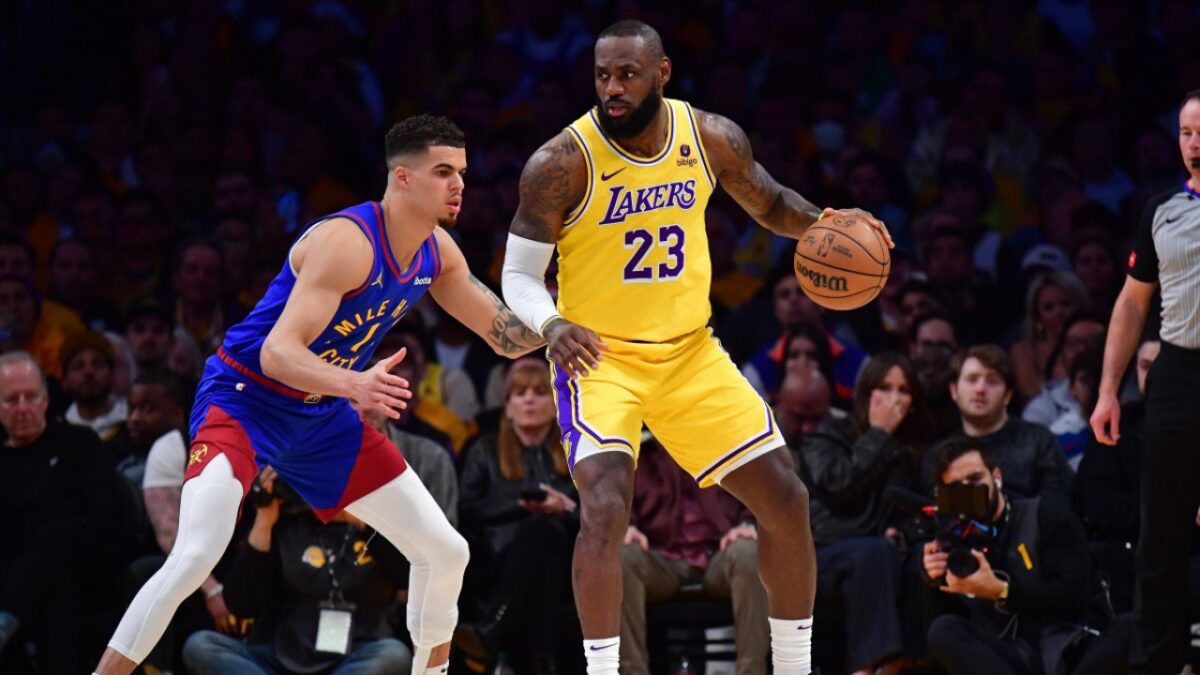 Michael Porter Jr. Claims He Was the Difference Maker In Wins Over LeBron James' Lakers 1 LeBron James and Michael Porter Jr. battling