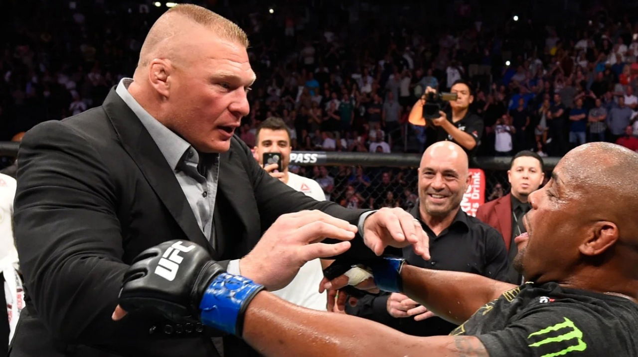 Daniel Cormier Claims WWE Saved Brock Lesnar from Getting Brutally Beaten in Octagon