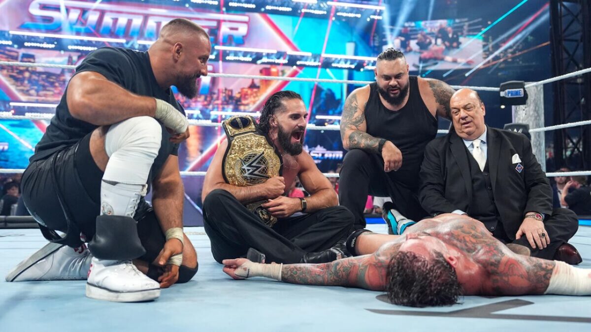 CM Punk Praises Seth Rollins Despite Being Screwed at SummerSlam for the World Heavyweight Title 1 CM Punk, Seth Rollins and Paul Heyman
