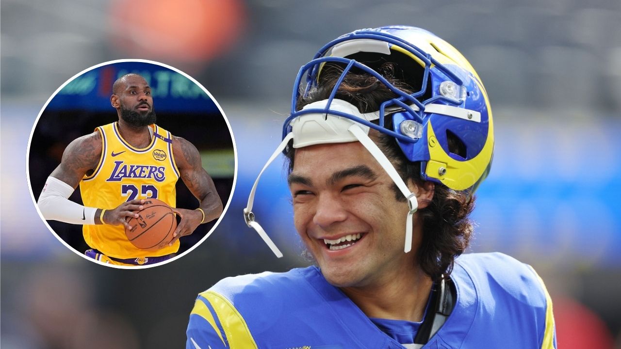 Rams’ Puka Nacua Bizarrely Chooses LeBron James Over a Lombardi Trophy