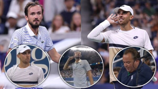 (Video) Daniil Medvedev Clashes with US Open Chair Umpire After Photographer Walks on Court at Match Point