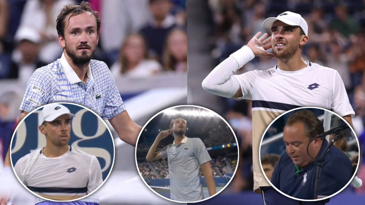 (Video) Daniil Medvedev Clashes with US Open Chair Umpire After Photographer Walks on Court at Match Point