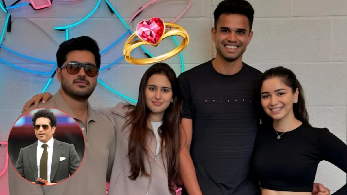 Sachin Tendulkar Discloses the Real Reason Behind Promoting MS Dhoni over Yuvraj Singh in 2011 World Cup Final 1 Sachin Tendulkar son Arjun engagement
