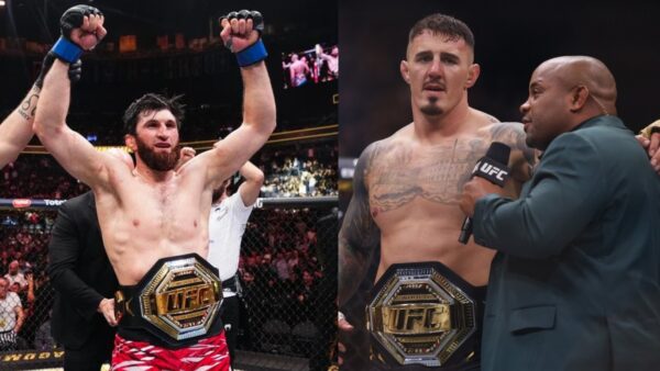 Magomed Ankalaev Dreaming About Tom Aspinall Superfight Gets Clowned: “Calm Down Buddy”