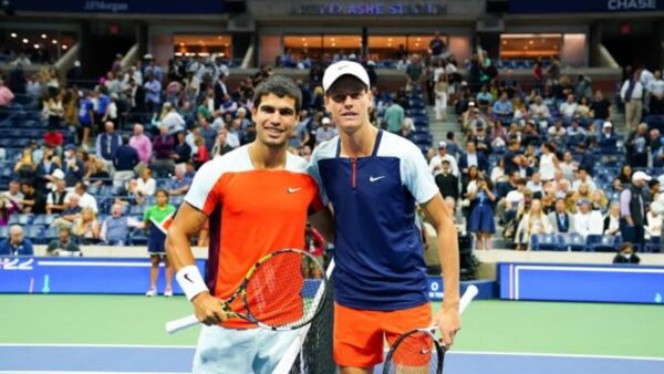 Jannik SInner Carlos Alcaraz US Open 2022
