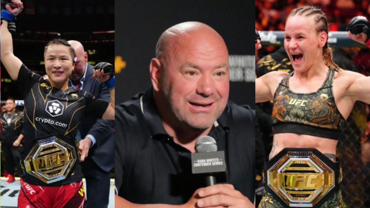 (Video): Dana White’s ‘Weird’ Reaction to Valentina Shevchenko vs. Zhang Weili Superfight Question Goes Viral