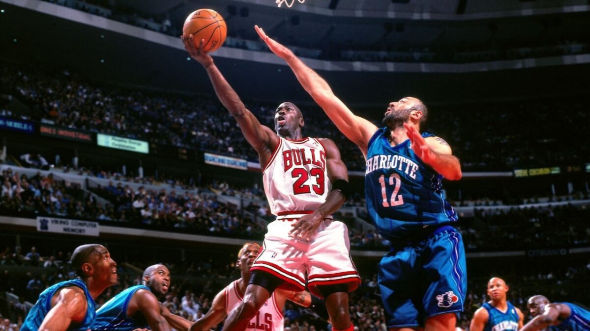 Michael Jordan made it a habit of scoring inside