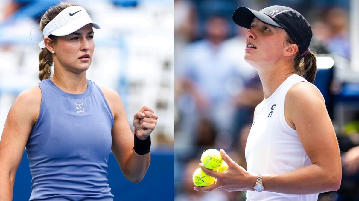 Journalist Apologizes After Asking Iga Swiatek Bizarre ‘Beads in Hair’ Question at US Open 1 Anna Kalinskaya, Iga Swiatek