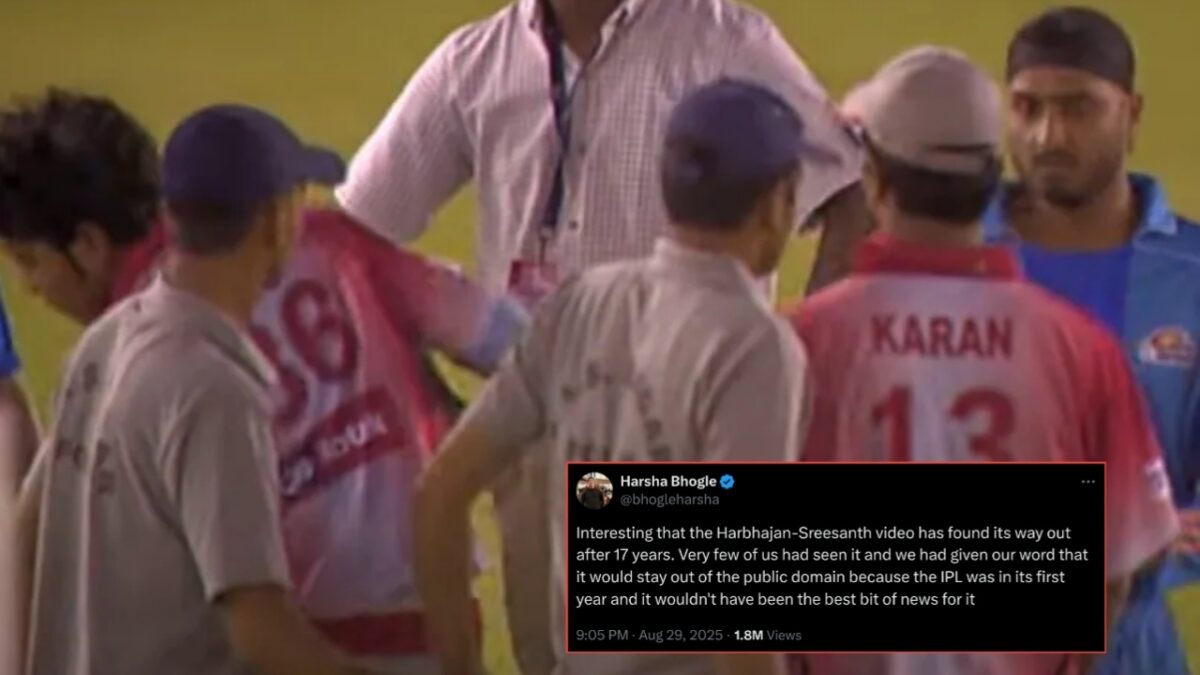 “Shame On You," Sreesanth’s Wife Rips $570 Million Man Lalit Modi and Michael Clarke For Releasing Harbhajan Singh Slap Video 1 Harsha Bhogle on Sreesanth-Harbhajan Singh slap video