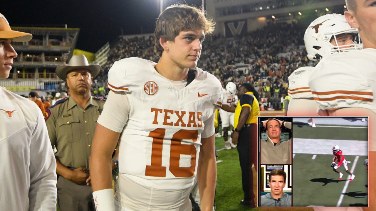 Fact Check: Did Eli and Peyton Manning cover Their Faces Seeing Arch Manning’s Ugly Interception Against Ohio State?