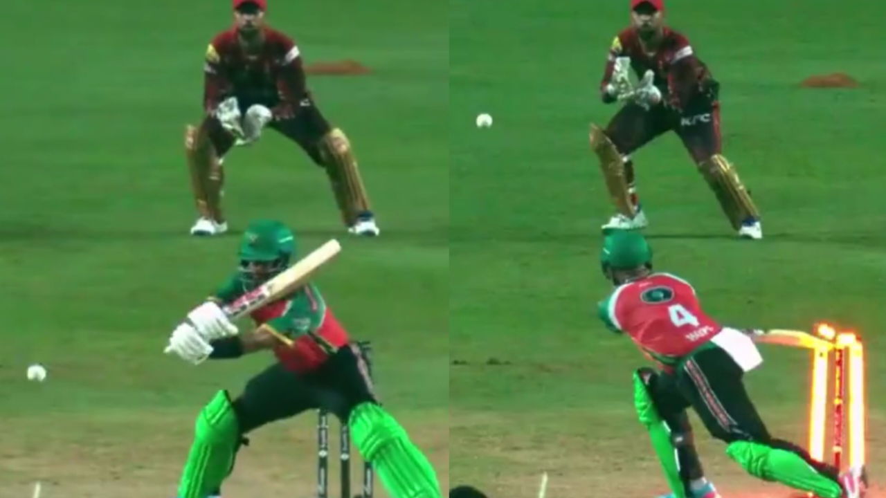 Unreal Scenes in CPL as Batter Gets Out in the Most Bizarre Way