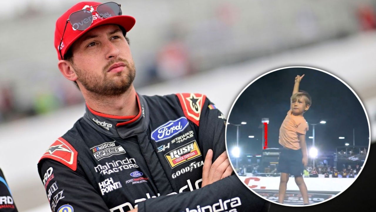 (Video) Chase Briscoe Celebrates Mega Darlington Win with Son Brooks