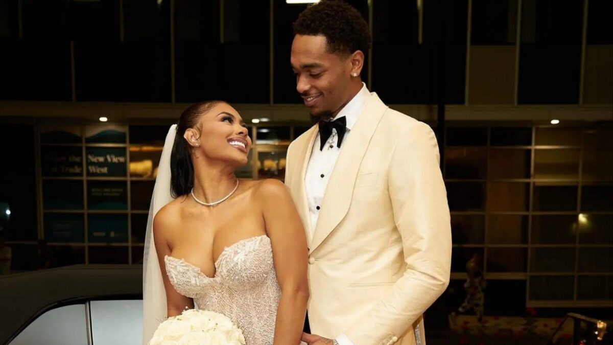 PJ Washington and his wife Alisah Chanel