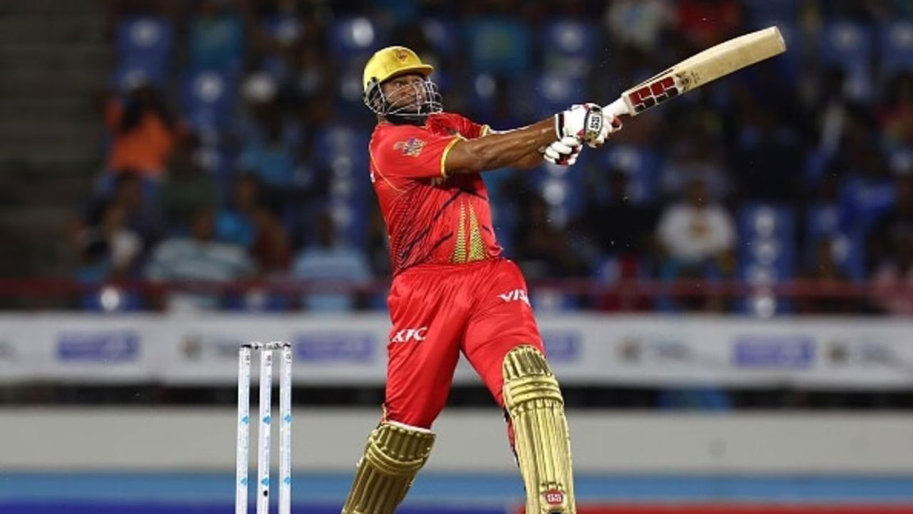 (Video) Kieron Pollard Mayhem in CPL as He Smashes 7 Sixes in 8 Balls
