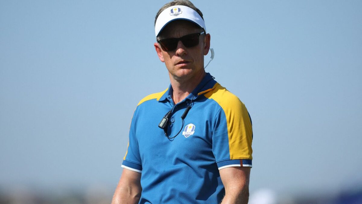 European Ryder Cup captain Luke Donald