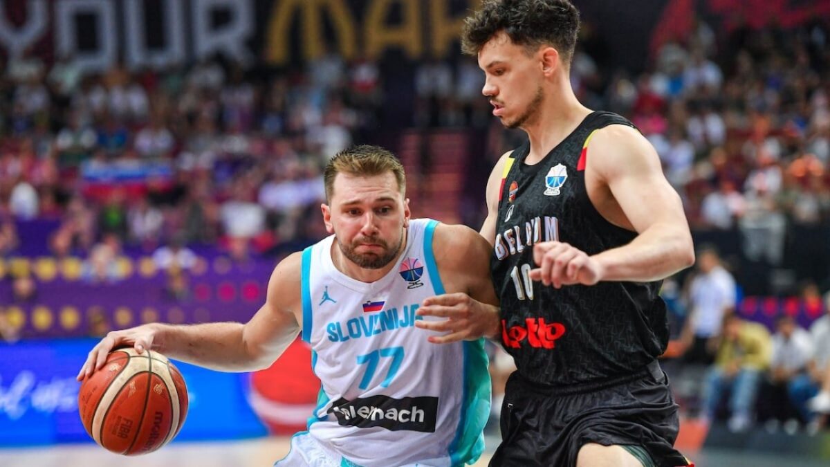 LeBron James is Responsible for 'Skinny' Luka Doncic, Reveals Lakers Coach 1 Luka Doncic battling against Belgium at EuroBasket 2025