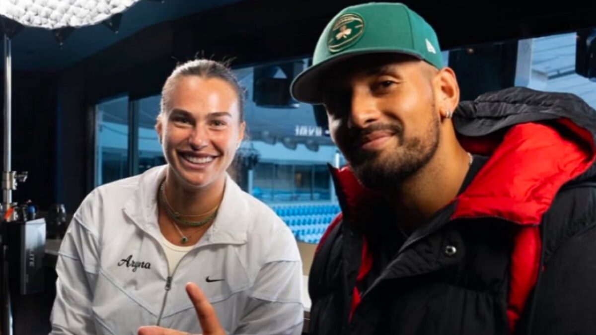 Aryna Sabalenka Looks to Follow Billie Jean King's Footsteps in the Battle of Sexes Clash Against Nick Kyrgios 1 Nick Kyrgios and Aryna Sabalenka