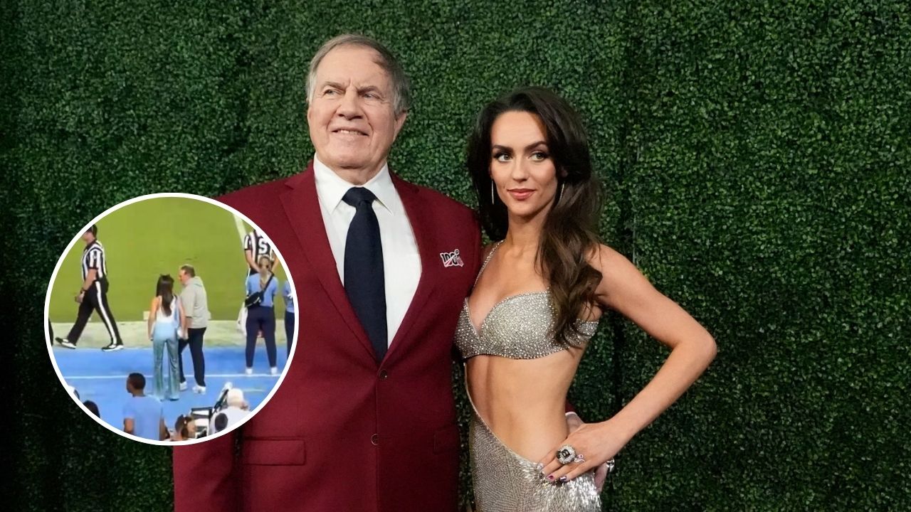 Bill Belichick’s Girlfriend Coming on the Sidelines to Talk to Him During UNC Game Has Fans Shocked – “Just Embarrassing”