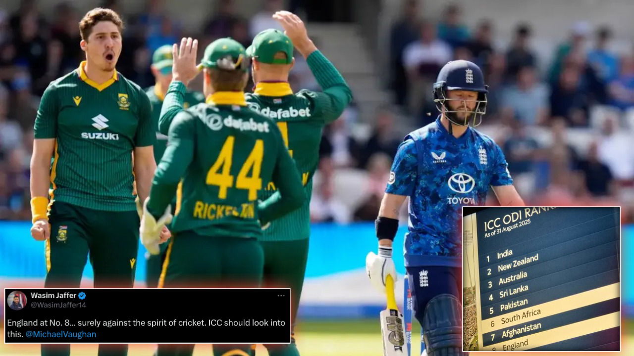 Ex-Indian Cricketer Takes a Jibe at Michael Vaughan Over England Slipping to No. 8 in ODI Rankings