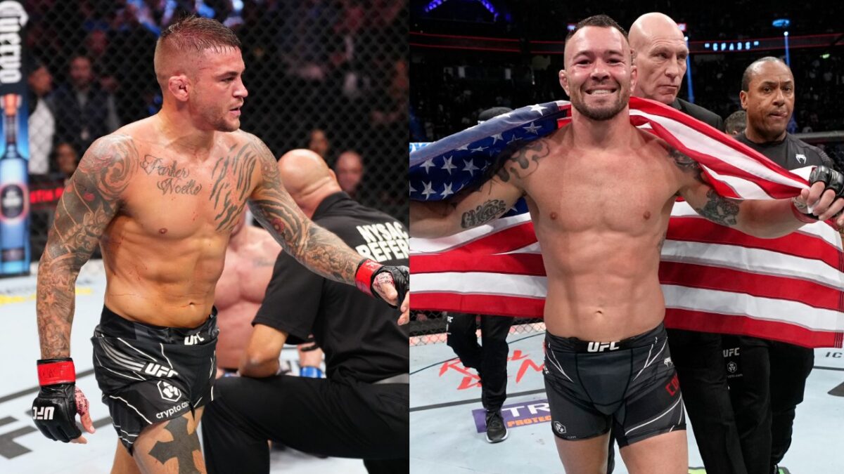 (Video): Influencer Throws Up After Light Sparring Session with UFC Villain Colby Covington 1 Colby Covington mocks retired UFC veteran Dustin Poirier