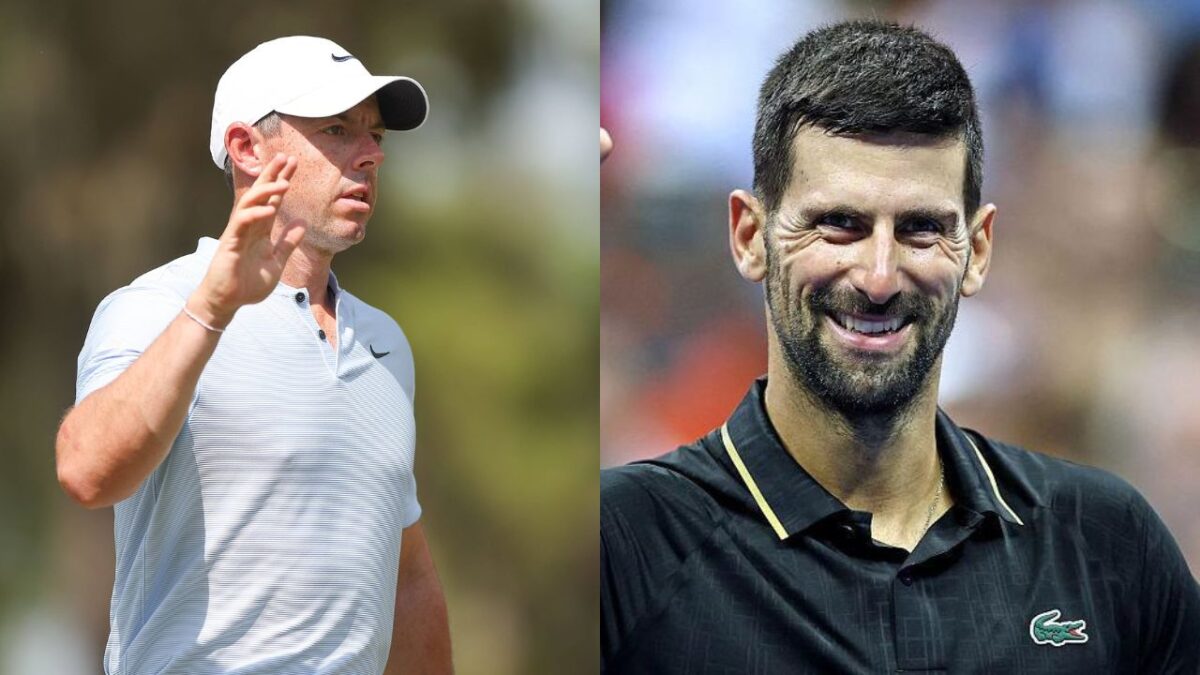 Rory McIlroy and Novak Djokovic