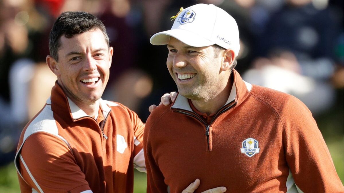 Rory McIlroy and Sergio Garcia