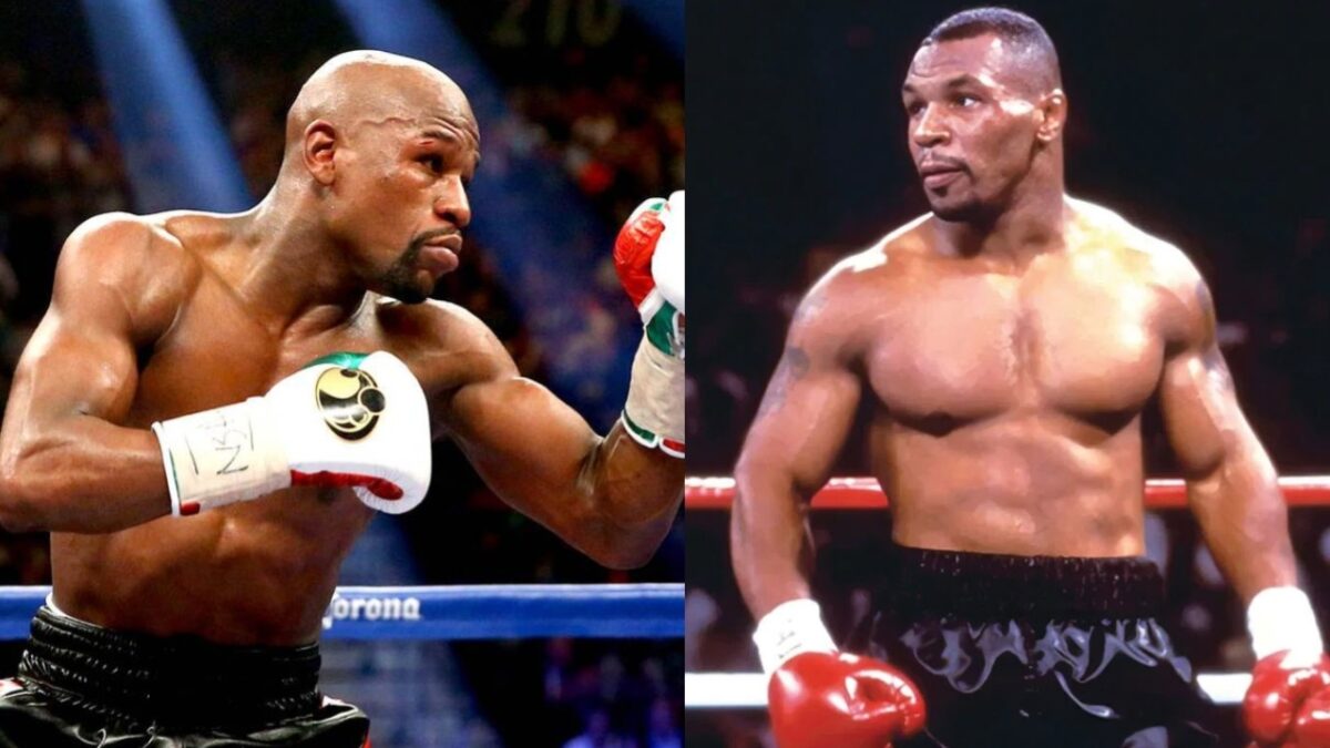 Fans Demand 'Huge Reset' for Boxing as Mike Tyson vs Floyd Mayweather Fight Announcement Stuns Internet 1 Mike Tyson and Floyd Mayweather in their primes