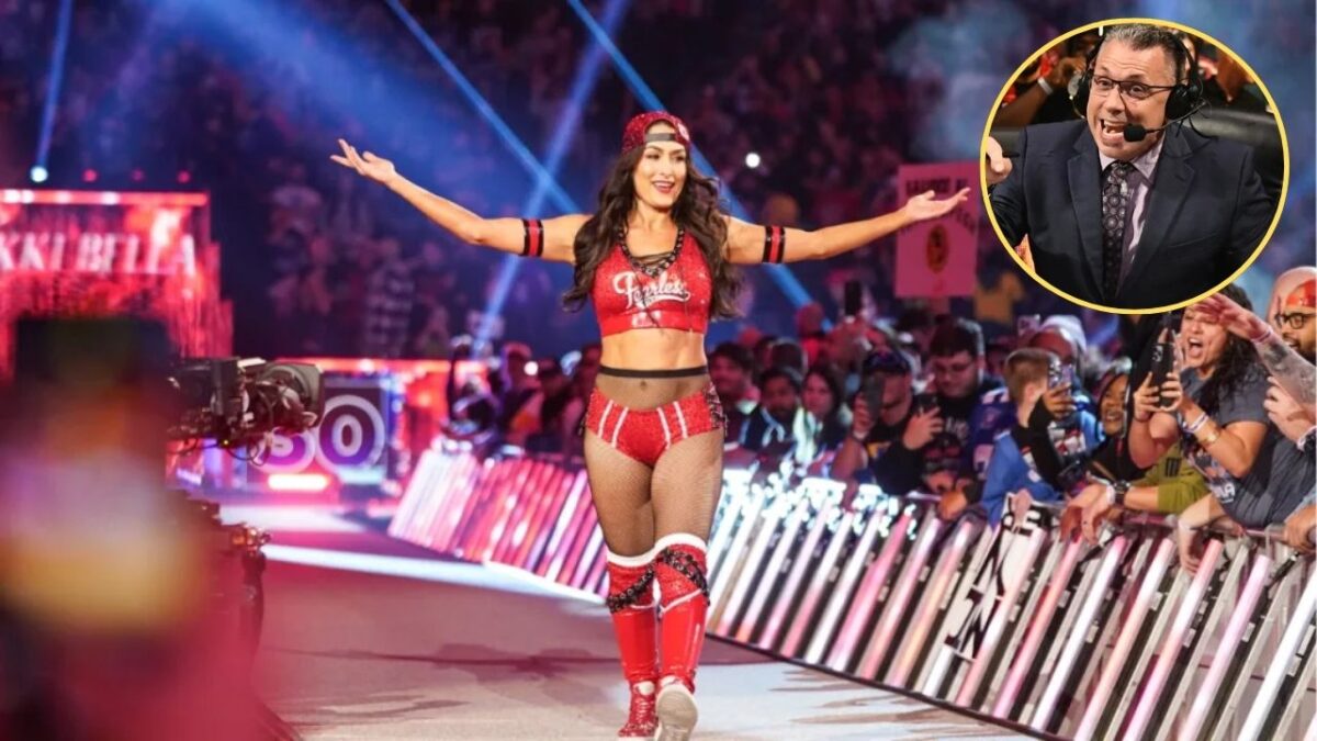 Nikki Bella and Michael Cole