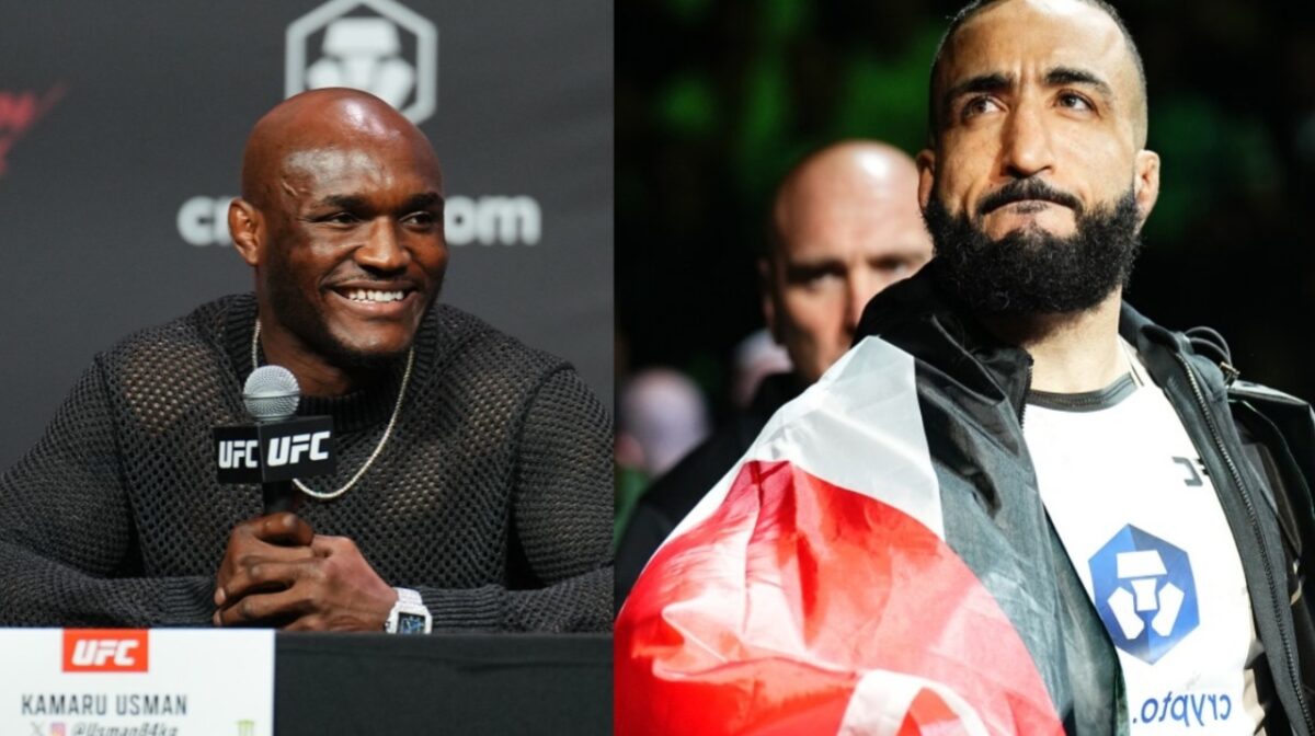 Kamaru Usman gets slammed by Belal Muhammad 