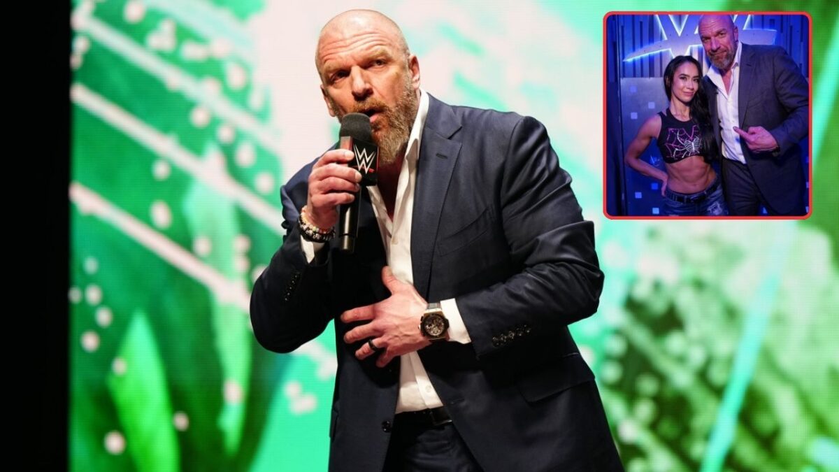 Triple H and AJ Lee