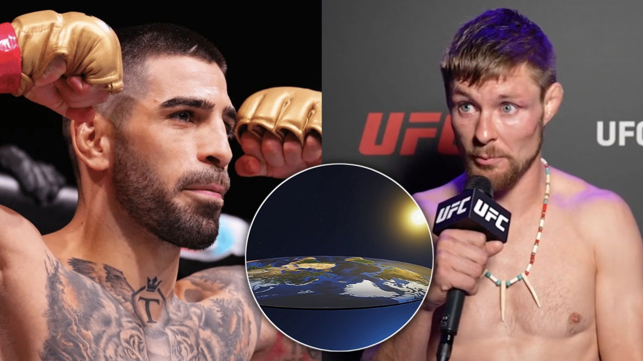 Flat-Earth Debate in UFC? 155lbs king Ilia Topuria Challenged by Controversial Fighter Bryce Mitchell