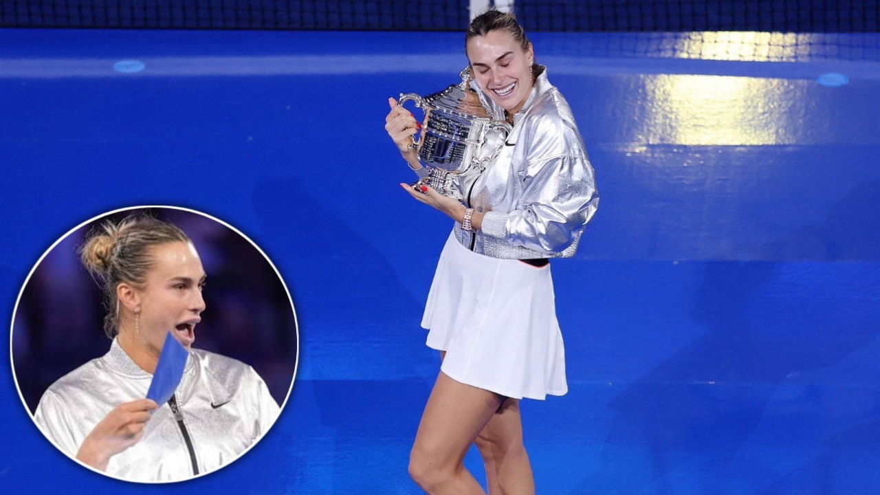(Video) Aryna Sabalenka’s Hilarious Reaction After Grabbing $5 Million US Open Check Goes Viral