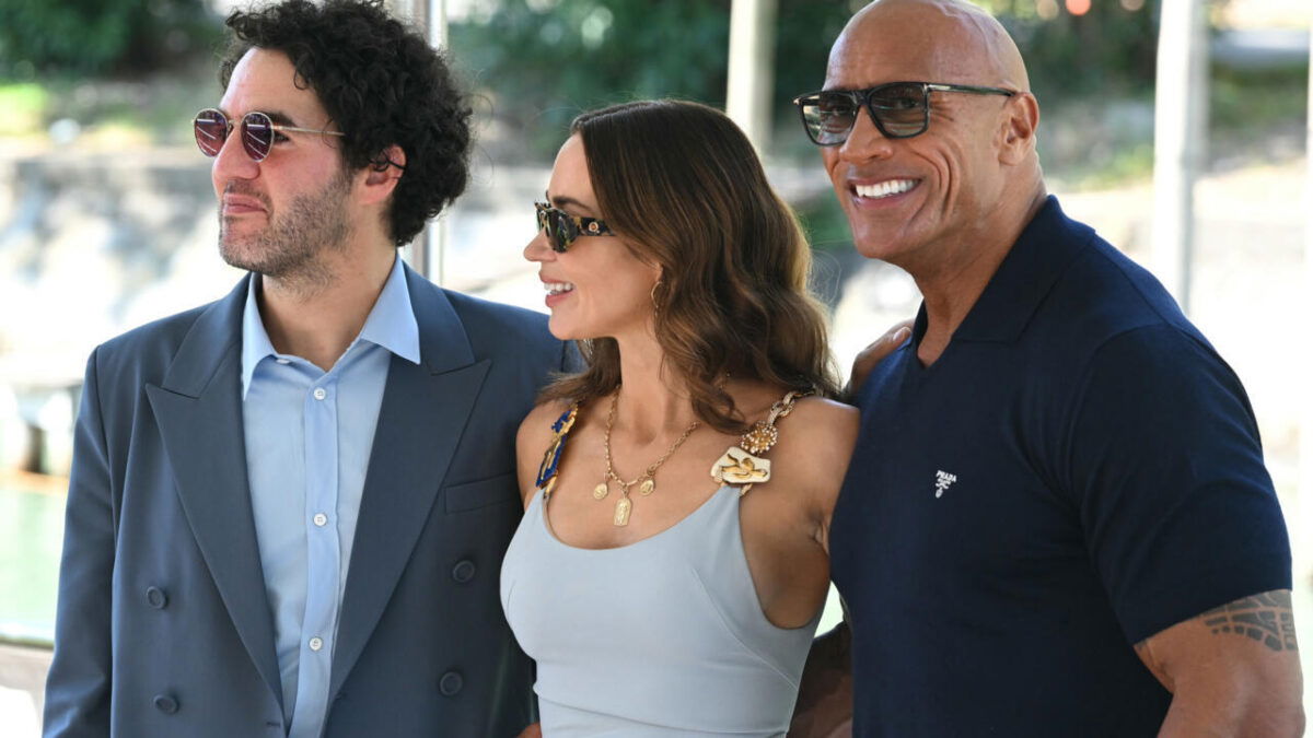The Rock, Emily Blunt and Benny Safdie