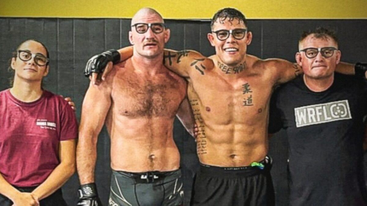 Sean Strickland Calls Caio Borralho an 'Idiot' for Sabotaging UFC Paris Over Backup Fighter Role 1 Sean Strickland and Caio Borralho training