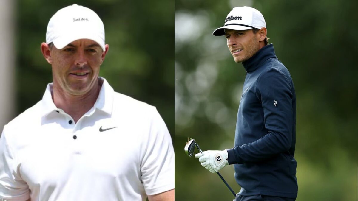 Rory McIlroy and Joakim Lagergren