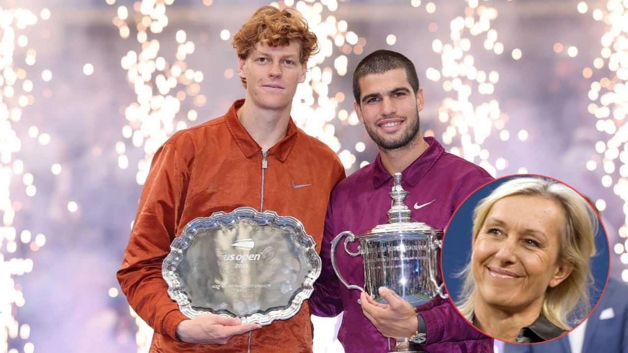 Martina Navratilova Gives her Verdict on Carlos Alcaraz’s Triumph Over Jannik Sinner at the US Open final