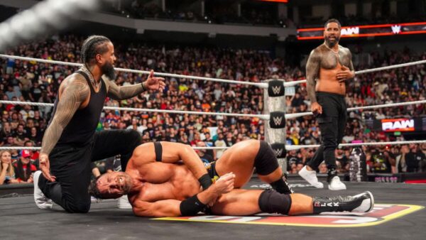 Jey Uso Takes out LA Knight to Tease His Heel Turn in Shocking Conclusion to Raw
