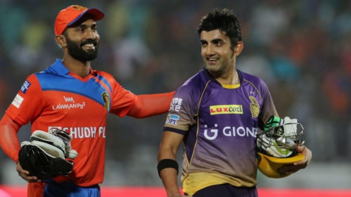 Dinesh Karthik backs Gautam Gambhir amidst Shreyas Iyer exclusion.