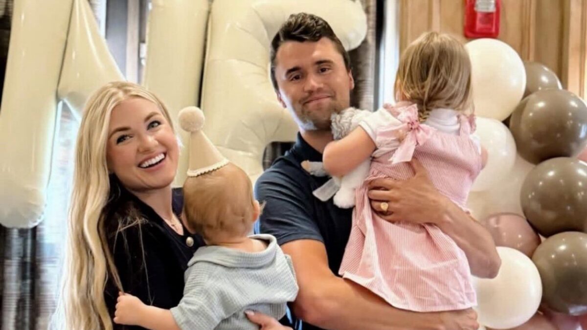 Charlie Kirk and his family