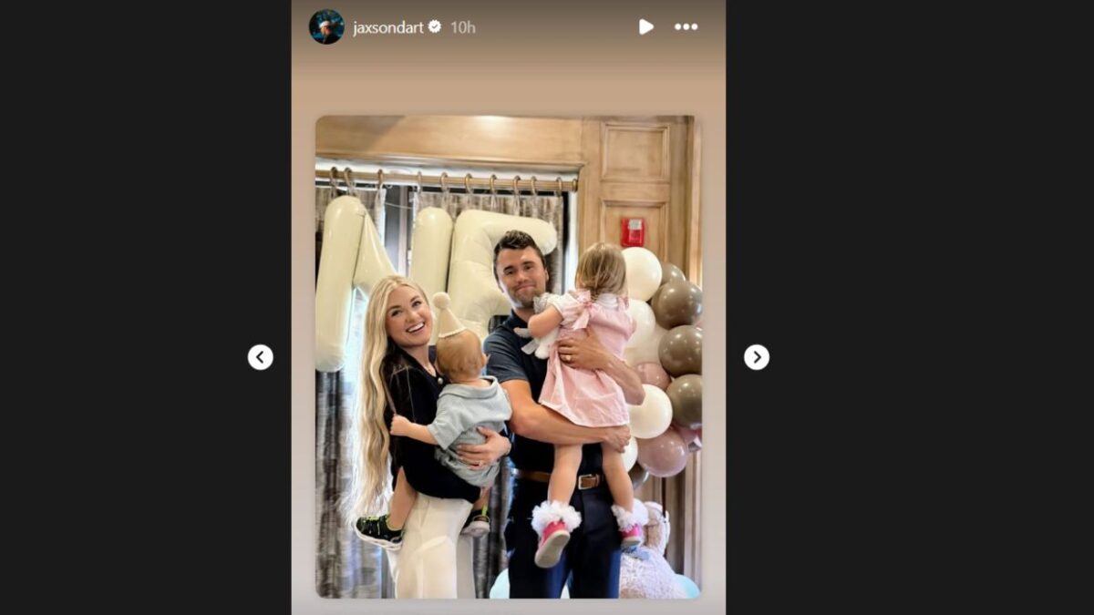 Jaxson Dart tribute to Charlie Kirk