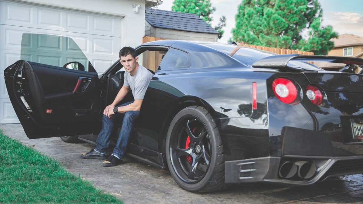 UFC Legend Dominick Cruz Reveals How He Kept Entire Weight Class Alive 1 Dominick Cruz in his Nissan GTR