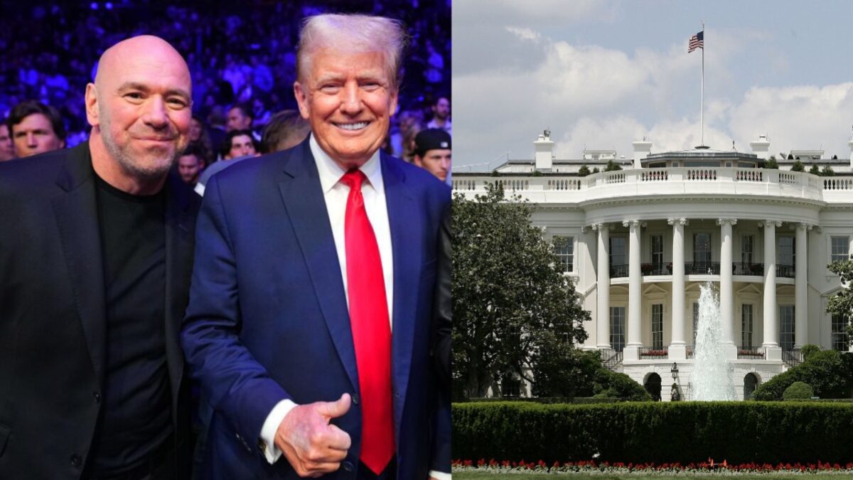 Shocking COVID Era 'Fight' Revealed by Dana White Among UFC Executives 1 Dana White talks about putting a cap on the live audience at the White House event