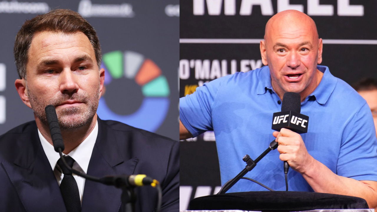 Dana White Mocks Eddie Hearn After Boasting $600 Million Boxing Achievement