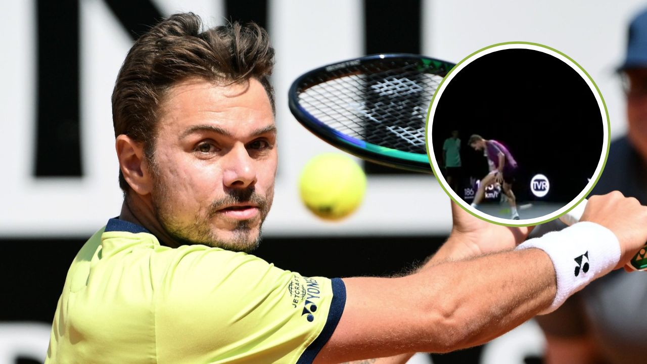 40-Year-Old Stan Wawrinka Smashes Ridiculous Tweener During Challenger Match