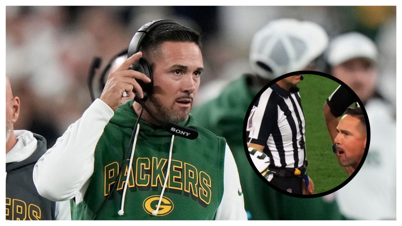 (Video) ‘Furious’ Packers’ Matt LaFleur Lashes out at Kingsley Enagbare on Sidelines for Accidentally Subbing In