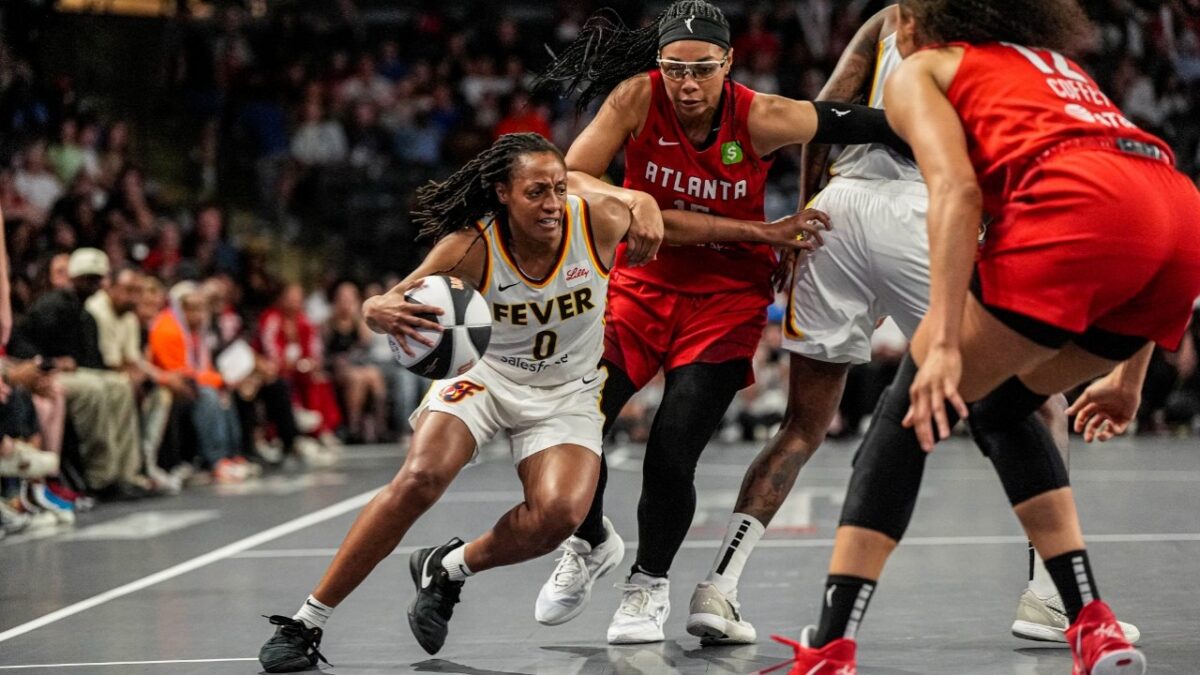 Caitlin Clark Sarcastically Applauds Officials in Fever's Controversial Loss to Dream 1 Fever needs to win Game 2 to stay in playoffs