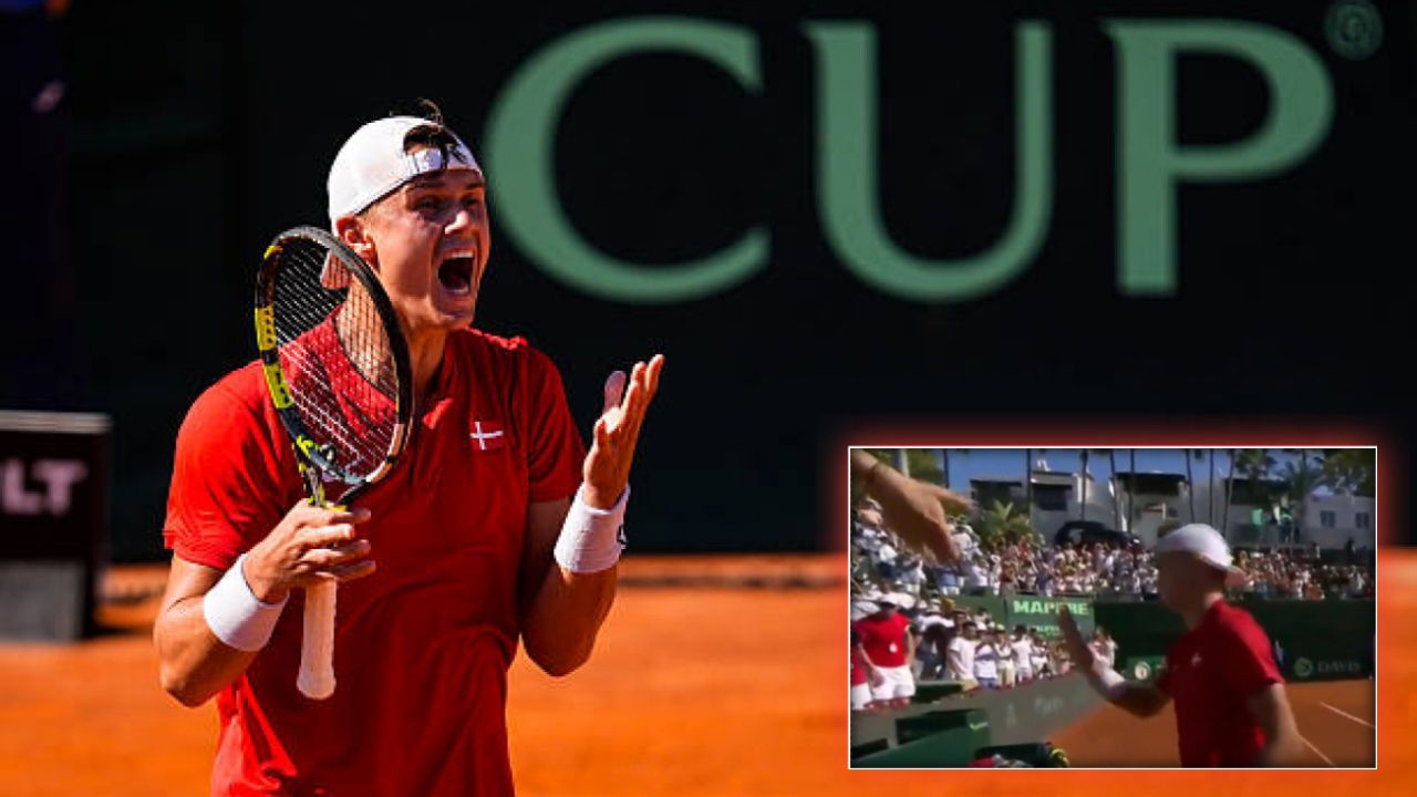 (Video) Holger Rune Refuses to Shake Hands with Chair Umpire After Doubles Defeat in Davis Cup