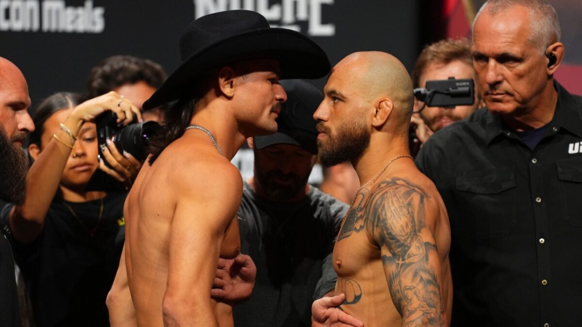 Jean Silva vs. Diego Lopes face-to-face 
